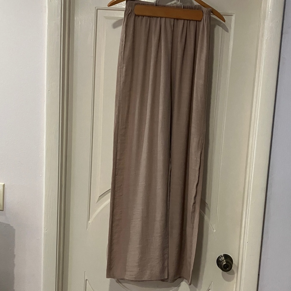 Linen-look Pants